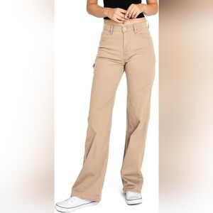 RE Generation By Celebrity Pink High-Rise Wide-Leg Willow Jeans